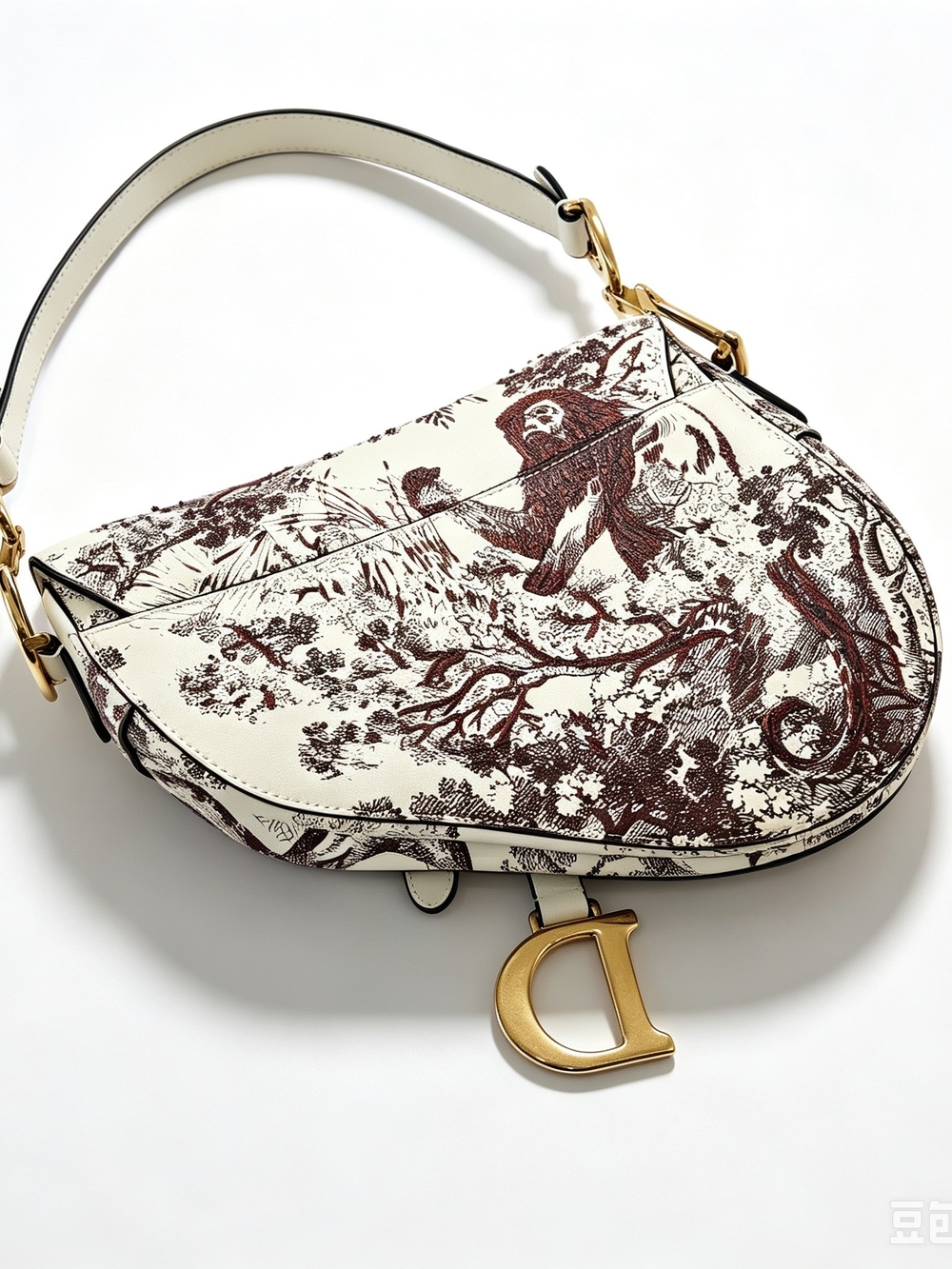 Dior Saddle Bag   Tiger Toile De Jouy Print Saddle Handbag - Picture 6 of 14